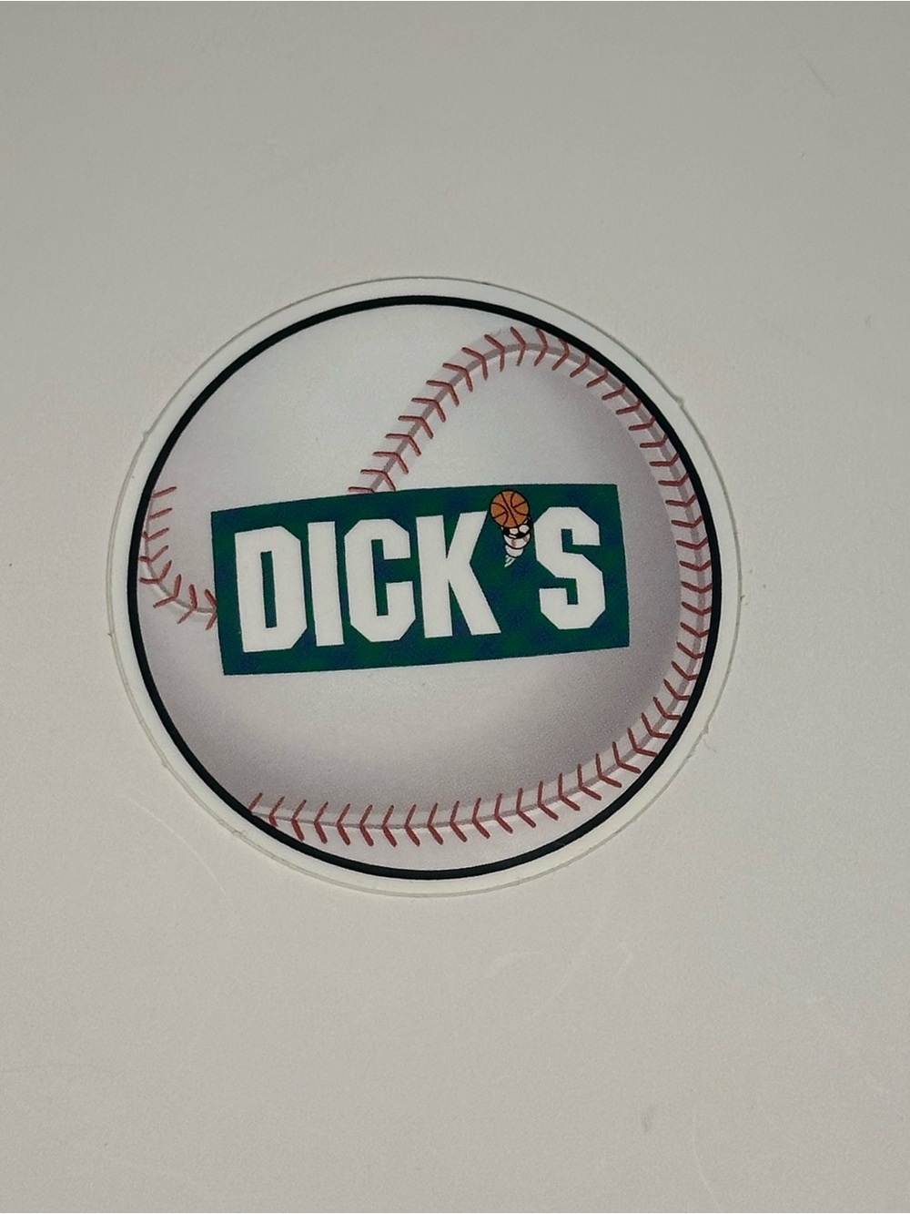 Authentic Dick’s Sporting Goods Baseball Themed Promotional Sticker Decal NEW